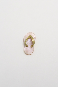 Pink Mother-of-Pearl Slippah Pendant