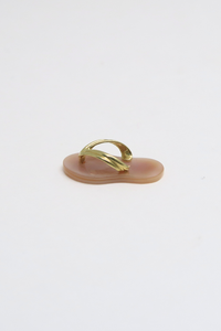 Pink Mother-of-Pearl Slippah Pendant