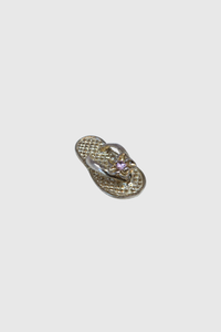 Pink Plumeria Slippah Pendant