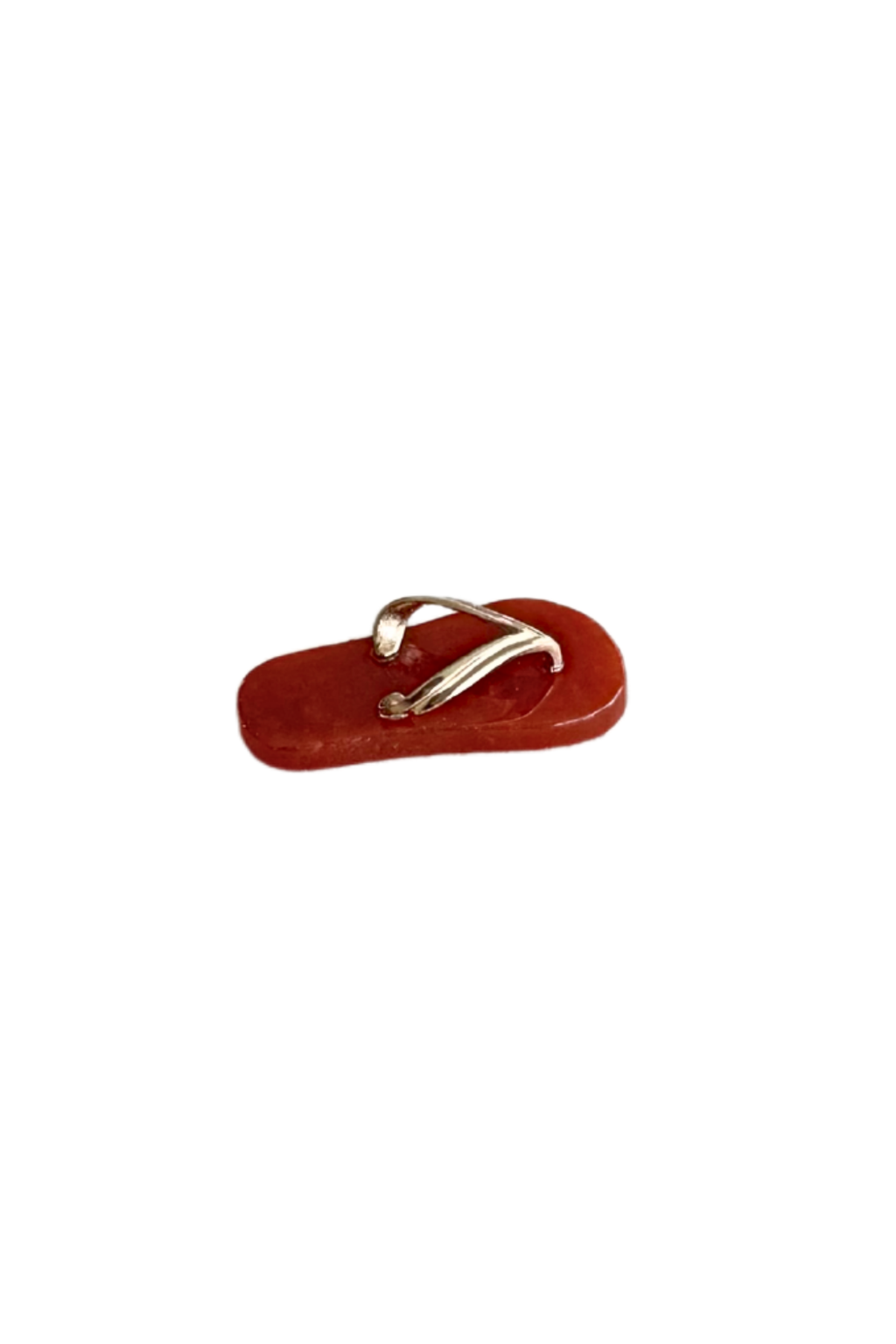 Red Jade Slippah Pendant