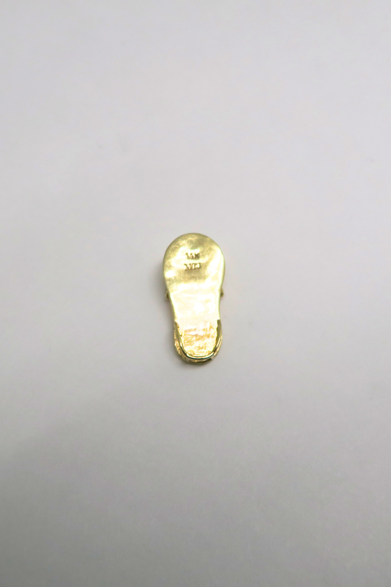 Multicolor Stone Slippah in Yellow Gold