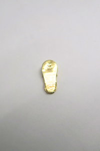 Multicolor Stone Slippah in Yellow Gold