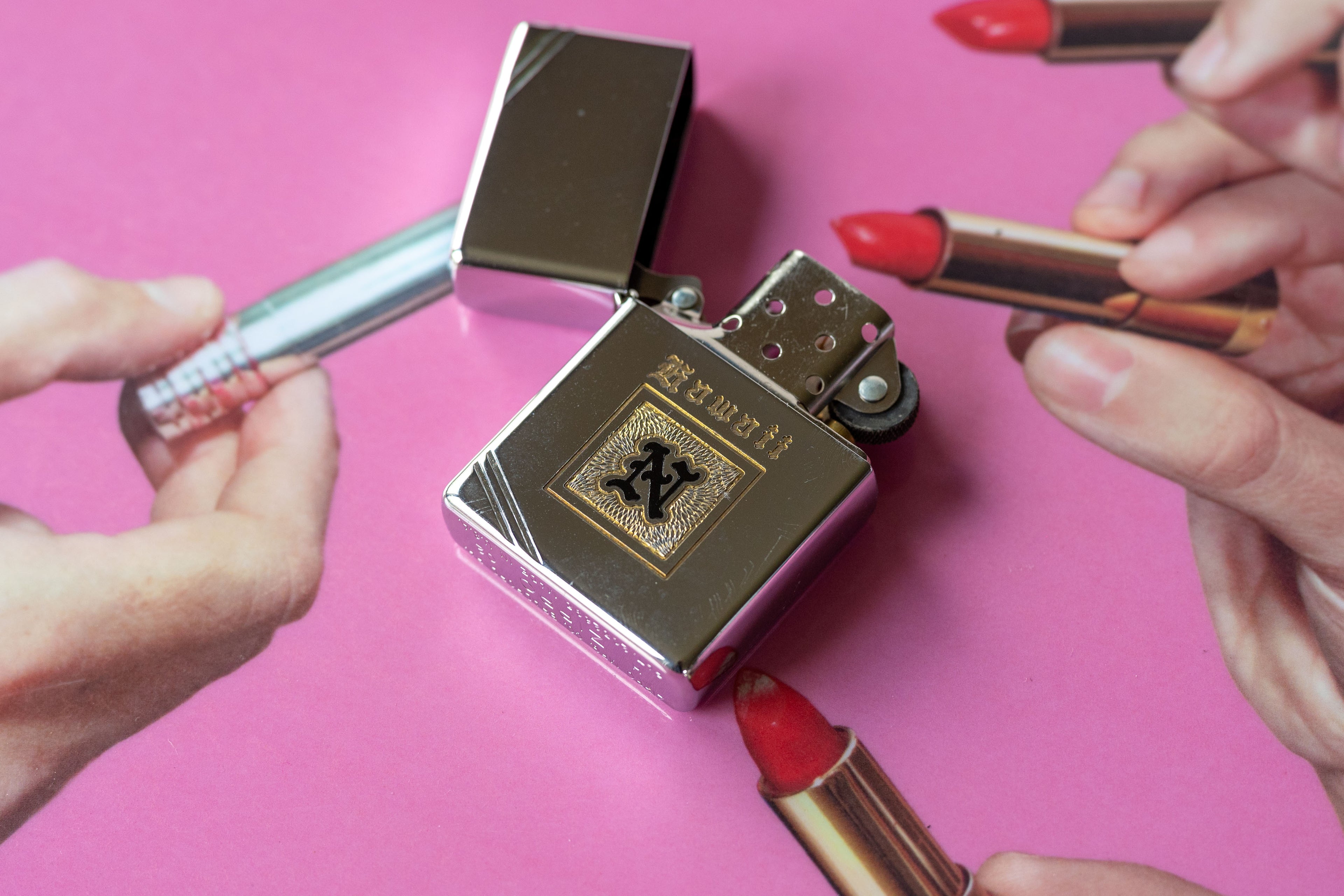 Zippo Lighter with Initial